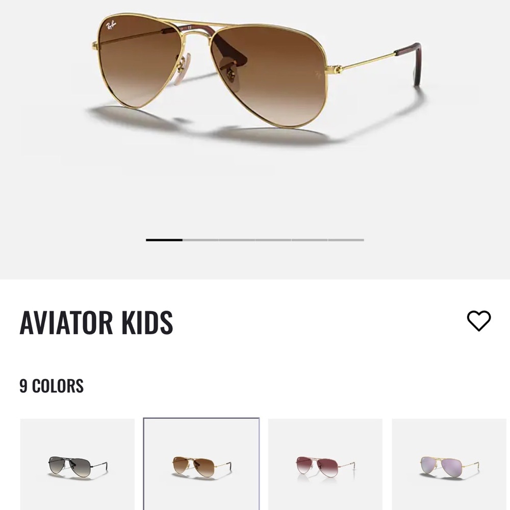 Junior Ray-Ban aviators